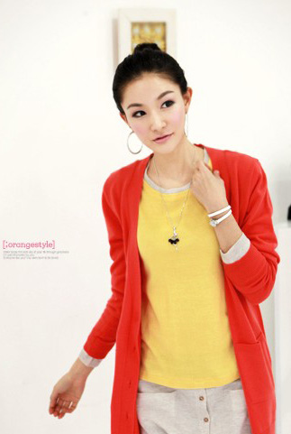 橙色风格女装